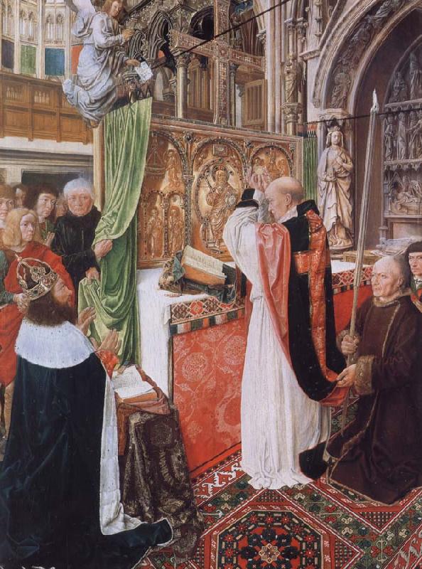 MASTER of Saint Gilles The Mass of Saint Giles oil painting picture